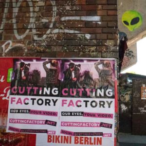 Film Production Company LONDON CALIFORNIA CUTTING FACTORY POSTER