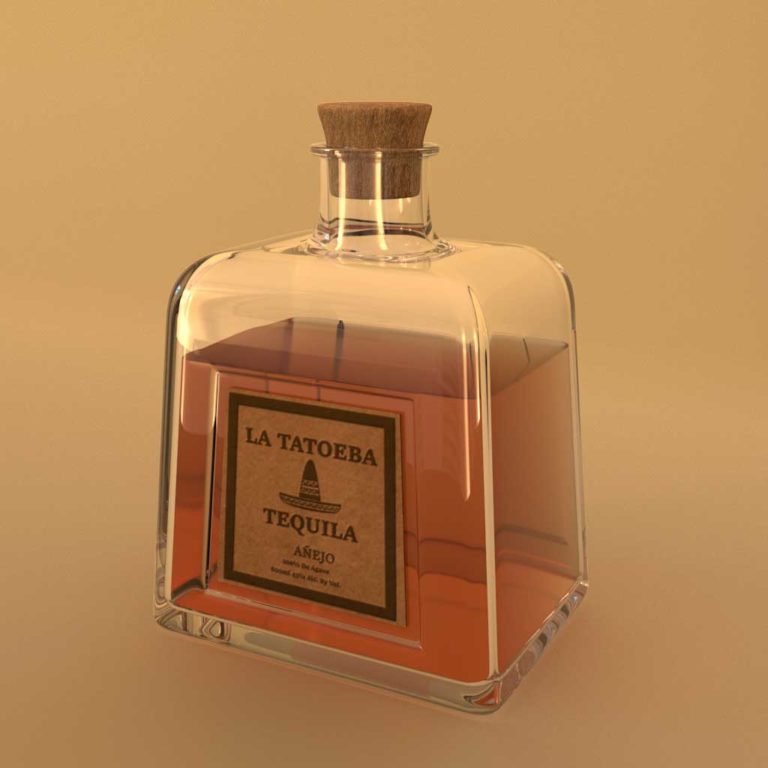 tequila_bottle_square_01_v001 CUTTING FACTORY